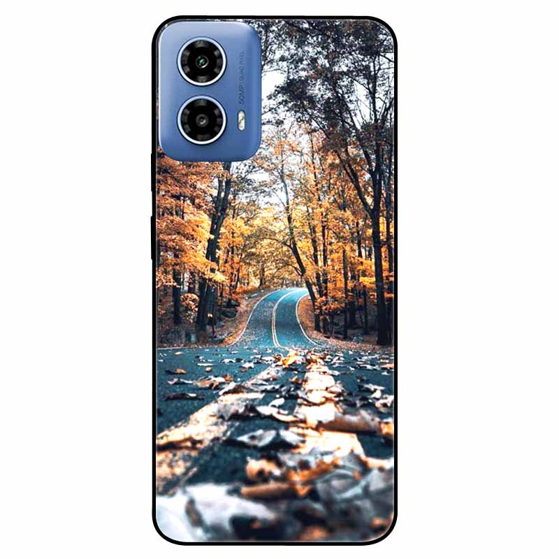 For Moto G34 5G Case G 24 Soft Silicone Fashion Animals TPU Bumper for Motorola Moto G24 G04 Painted Phone Covers Luxury Capa