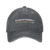 Commodore  Vintage Baseball Cap Fashion Distressed Denim  Sun Cap for Unisex Women Outdoor Summer  Adjustable Caps Hat