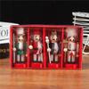 4PCS/Set Wooden 10CM Nutcracker Puppet Christmas Decoration King Soldier New Year Kids Room Decoration Nutcracker Soldier