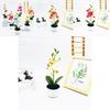 Simulated Phalaenopsis Potted Artificial Artificial Flower For Wedding Decor And Artistic Photography