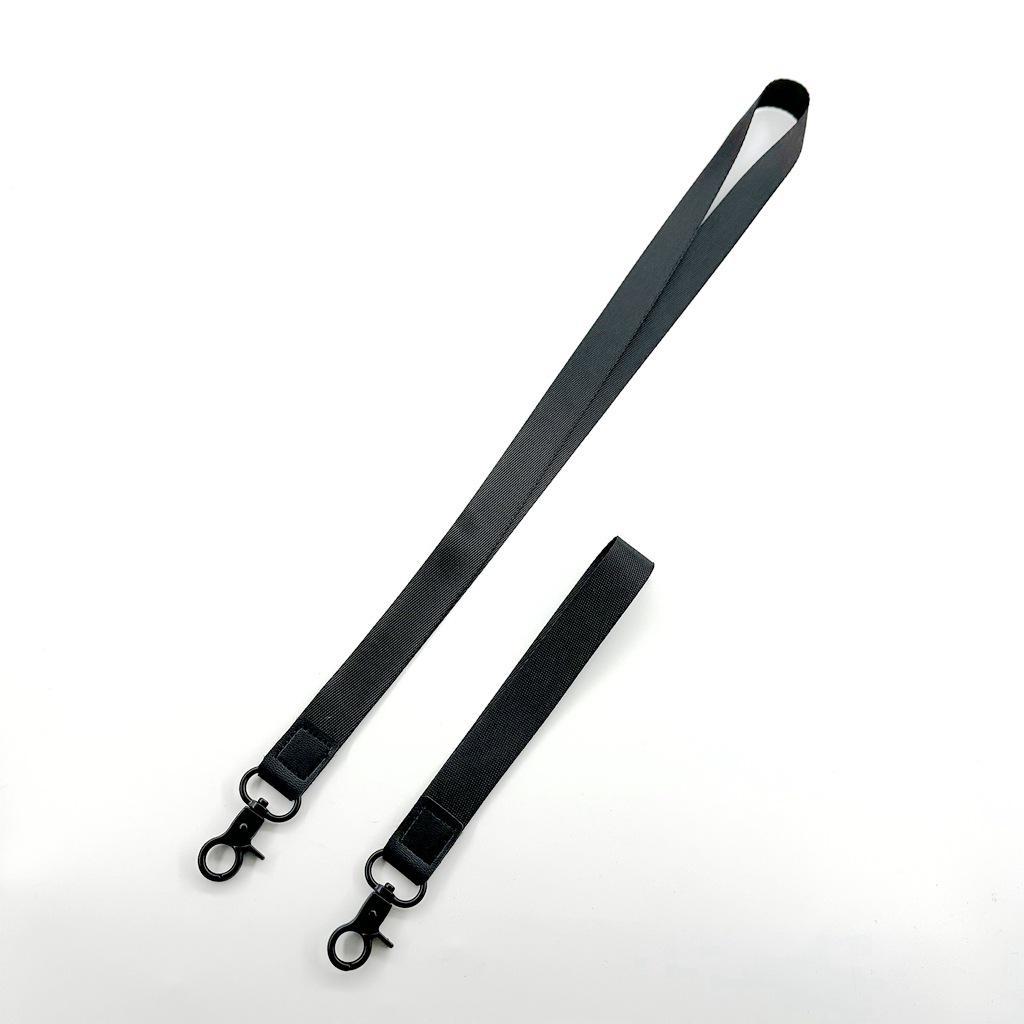 Black Wrist Lanyard Keychain for Men and Women
