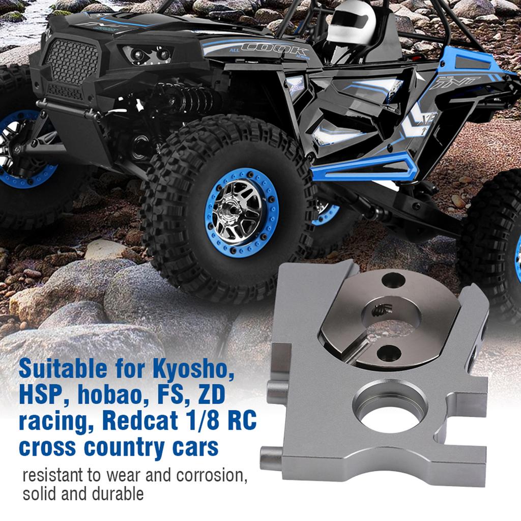 CNC Aluminium Alloy Motor Mount Holder Part Accessory For 1:8 RC Cross Country Cars