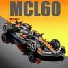 1:24 Scale Mclaren F1 MCL60 Racing Car Model Toy Free Wheeling Sports Cars Exquisite Floral Vehicle Models Kids Gifts Collection