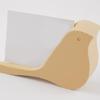 Artisanal Bird Card Holder Mold Cement Moulds for Resin Casting Safe Silicone Texture for Desk Decors Hand-Making Tool