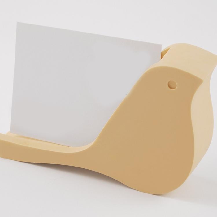 Artisanal Bird Card Holder Mold Cement Moulds for Resin Casting Safe Silicone Texture for Desk Decors Hand-Making Tool