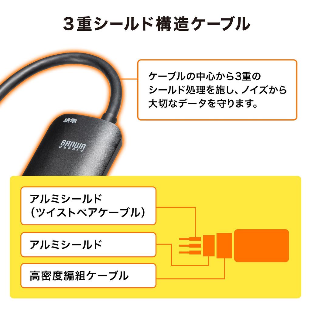 SANWA SUPPLY Адаптер HDMI к Alt Type-C (Режим DP) (4К/60Гц) AD-HD26TC