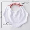 360-Degree Coverage Drool Bib Cotton Gauze Burp Cloth Soft Baby Feeding Bib  For Newborn Infants