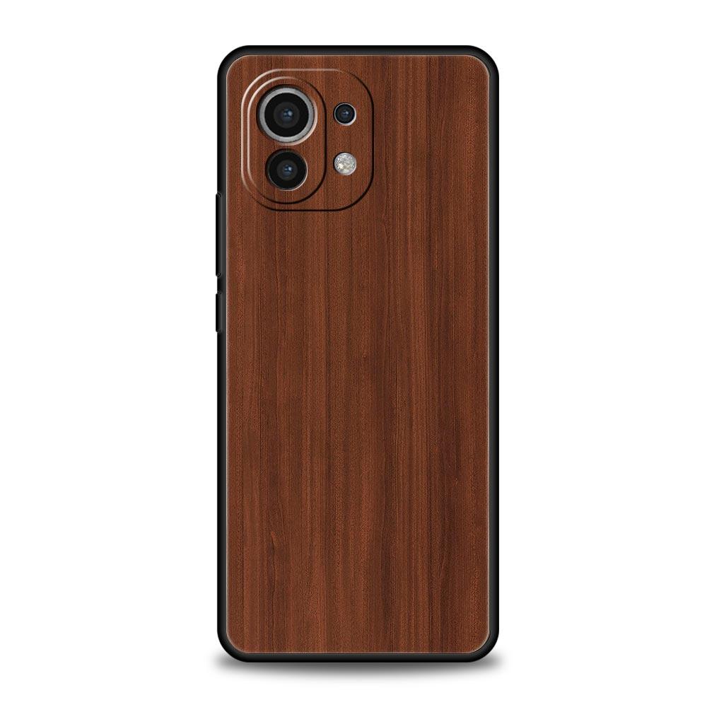 Резная деревянная чехол-накладка для телефона для Xiaomi Poco X3 NFC M3 M4 F4 X4 Pro 5G F3 GT Mi 12 11T 10 9T 10T Lite 11 Ultra Силиконовый Черный Чехол