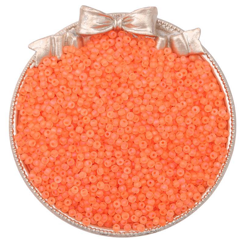 Изготовленные вручную высококачественные стеклянные матовые рисовые бусины для создания украшений из бисера своими руками.