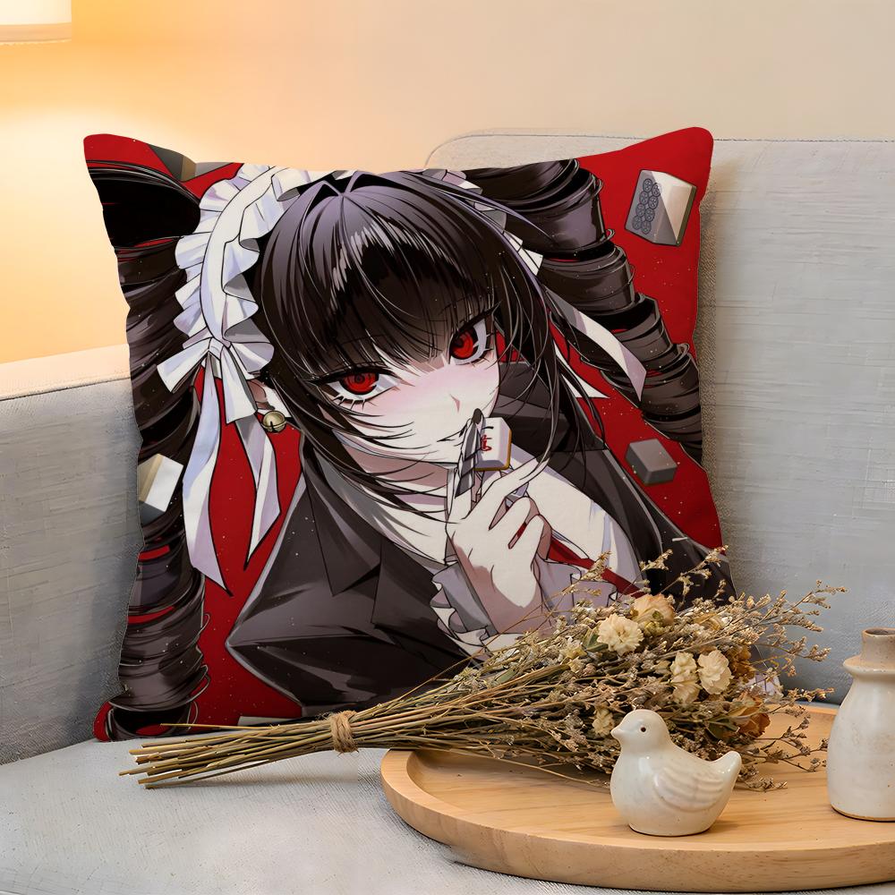 Cushion Cover Linen SkinFriendly Soft Decorative Case for Sofa Home Decor Anime KWaii DDanganronpa Pillow cover