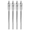 4Pcs Spade Drill Bit Set Paddle Flat Bits HighCarbon Steel Woodworking Hand Tools Hardware 13mm