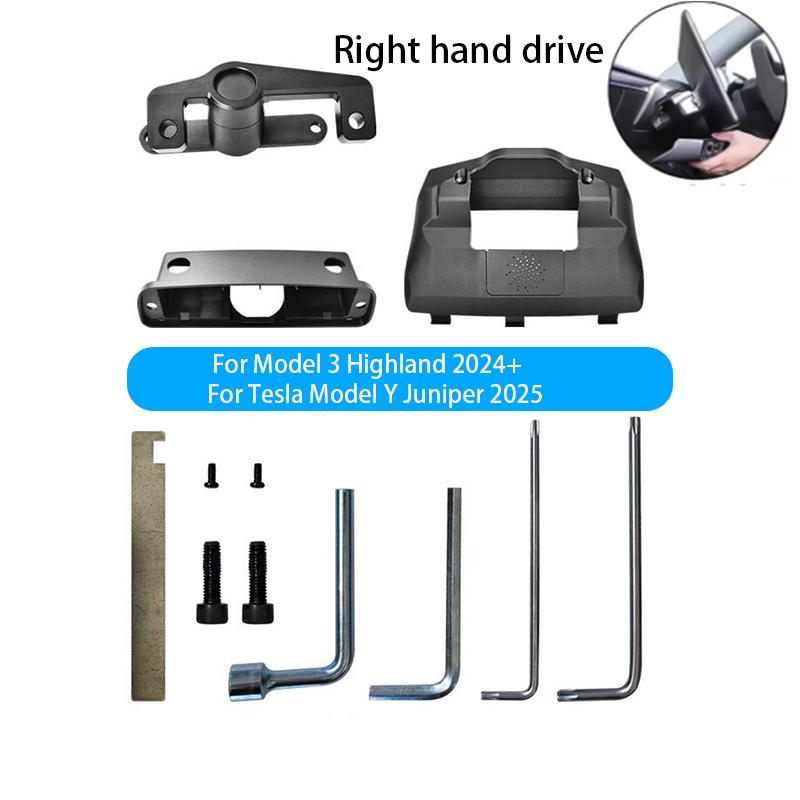 For Tesla Model Y Juniper 2026 Model 3 2017 Swivel Holder Mount Highland Tilt Screen Rotating Bracket Kit Display Monitor Rotate