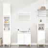 VidaXL Bathroom Furniture Set 3 Pcs White Engineered Wood 3185581