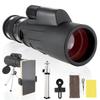 Монокуляр FOCUHUNTER Zoom с адаптером для смартфона, штативом, мощной призмой, компактным монокулярным телескопом, оптика для объективов 10-30x50 и многослойным покрытием