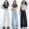 Женские джинсы Tencel Lyocell Wide-Leg: Ультратонкий, Свободный, Драпирующийся стиль для Весны/Лета 2026