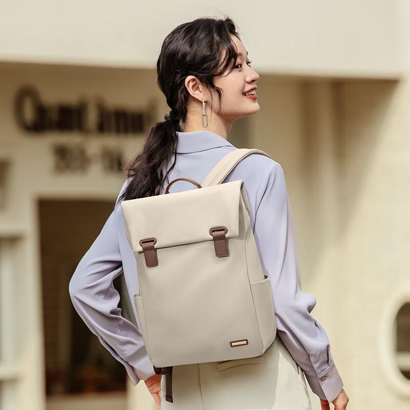 GOLF Women\'s Laptop Backpack, 14-Inch Handheld Notebook Bag, Huawei Business Travel Backpack, School Bag, Gift for Girlfriend