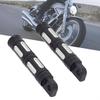 2Pcs Footrest Bamboo Footrest Rust-proof Modified Black Shape Parts Pedal Compatible with Davidson