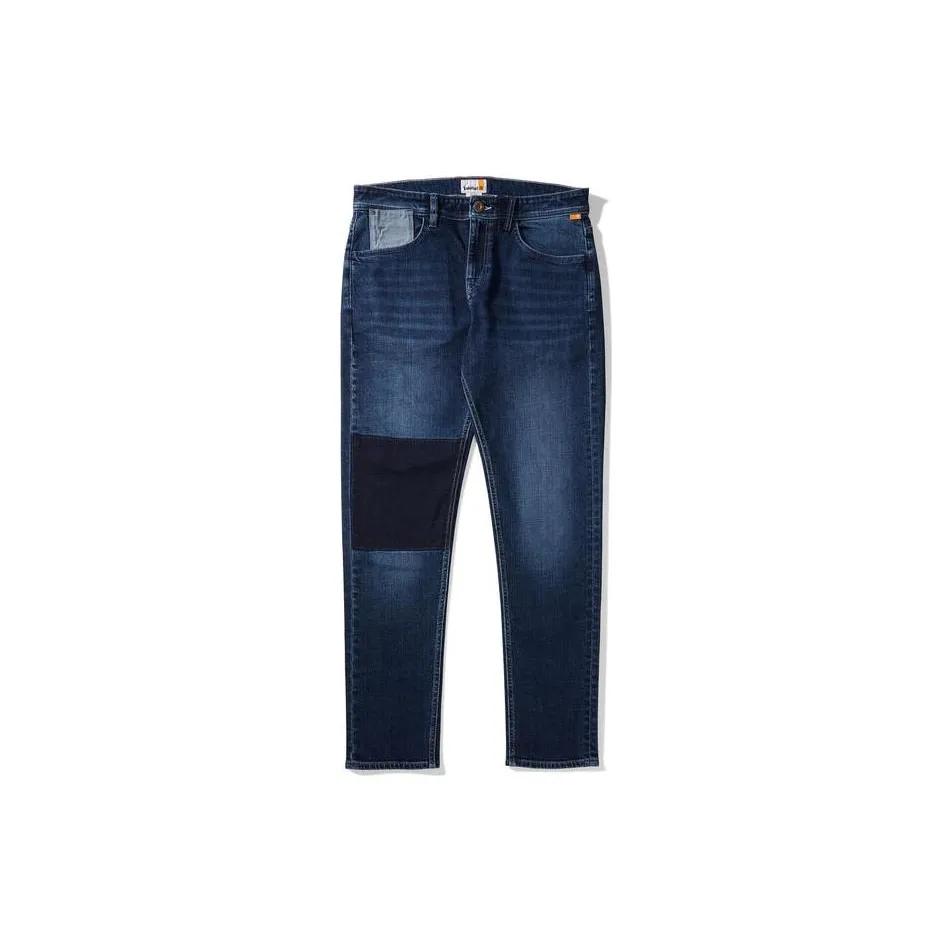 Timberland Jeans Men's Blue Moderate Straight Fit Pants (Unisex) Jeans A5NUR K53