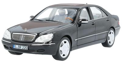 [Коллекция Mercedes-Benz] Оригинальный седан S600 Long (V220) 1/18 Обсидиановый черный