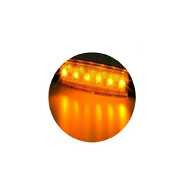 6 LED Truck Side Width Light Car Truck Night Safe Driving Warning Marker Lights Waterproof Signal Lamp 12V 24V External Lights