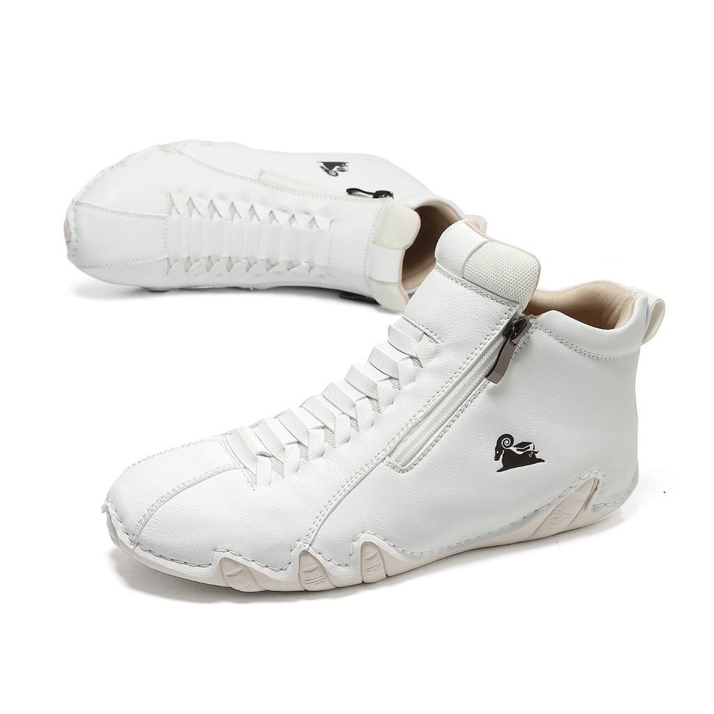 Мужская и женская обувь ручной работы, прошитая, женская обувь с мягкой подошвой из коровьей жилы, осенне-зимняя обувь на плоской подошве, одинарная обувь, повседневная обувь