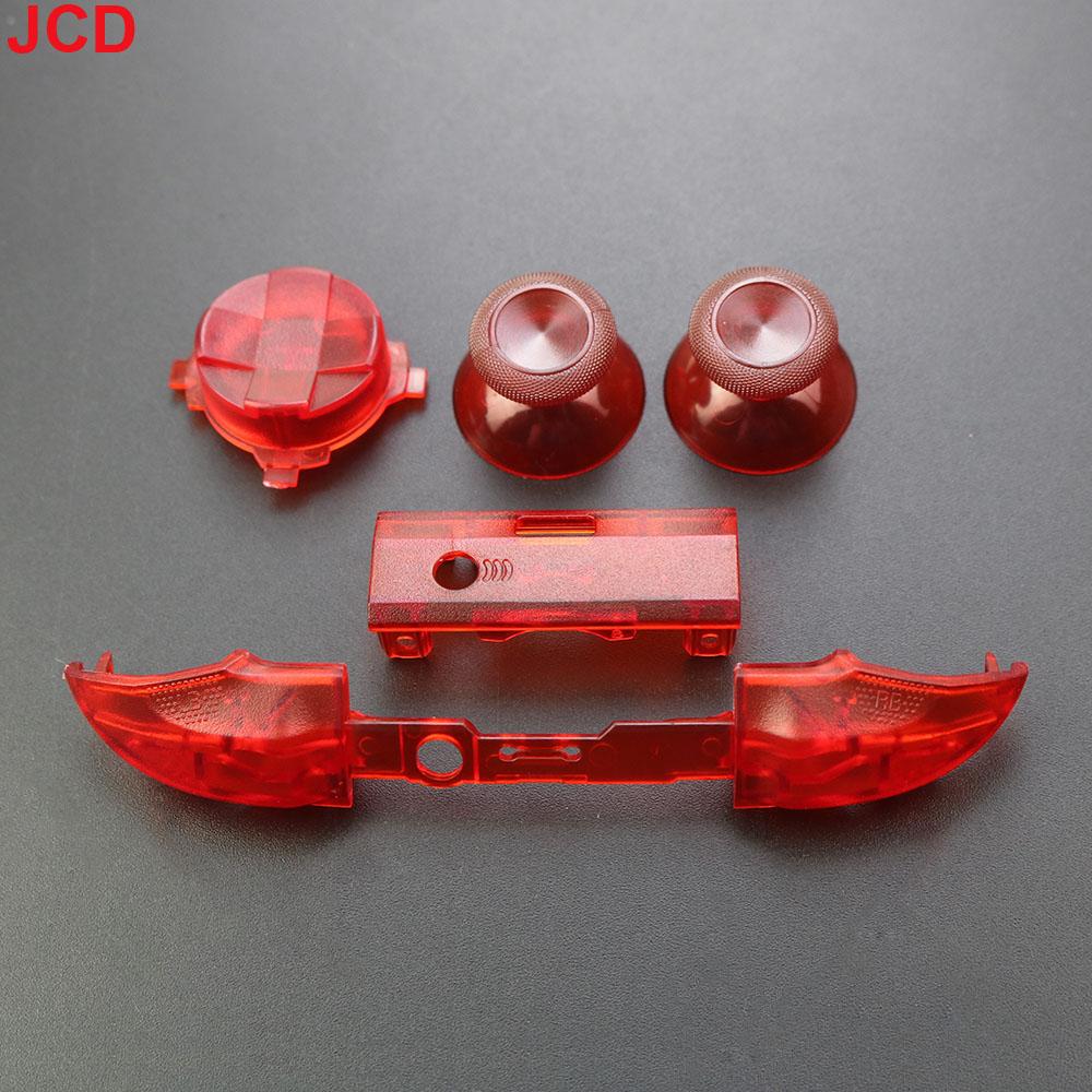 5in1 For Xbox Series X S Controller  LB RB Button Strip Middle BaffleStrip Cross Direction Keys Analog Joystick Cap D-Pad Button