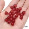 Хрустальные стеклянные бусины красного цвета, свободные бусины для браслета, ожерелья, аксессуары для изготовления ювелирных изделий своими руками