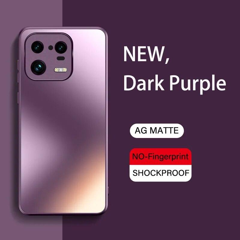 AG силиконовый матовый стеклянный чехол для Xiaomi Mi 14 13 13T 12 12x 12T 11 Ultra 10 Poco F3 F4 F5 Pro матовый противоударный защитный чехол для объектива камеры