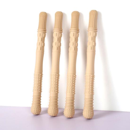 4 шт. силиконовая жевательная палочка, пищевая, без BPA, многоразовая, для снятия стресса, сенсорная, оральная, моторная, жевательная палочка, игрушка для особых нужд