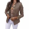 Women's Clothing European American Long-sleeved Slim-breasted Short Suit Jacket Blazer
