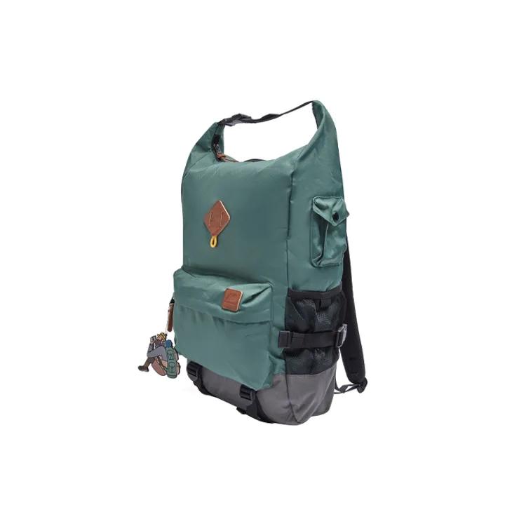 New Balance JHI Zip Closure Fabric Backpack Regular Unisex Dark Green (Unisex) Backpacks GCA89113 GRN
