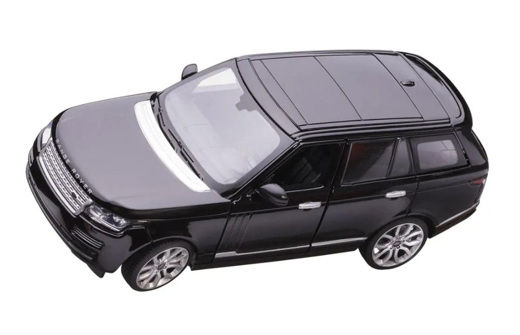 Range Rover Czarny Auto Metalowe Model Kolekcjonerski Skala 1:24
