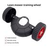 Lawn Mower Auxiliary Wheels Universal Lawn Mower Support Wheels Easy Install Grass Trimmer Wheels Attachment for Comfortable Mowing