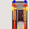 Кулон-горлянка с узлом «Драконья петля» и монетами Пяти Императоров