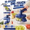 Cordless Food Processor Automatic Electric Fruit Vegetable Peeler, Compact Stainless Steel Kitchen Tool, Portable Appliance One-Click Operation