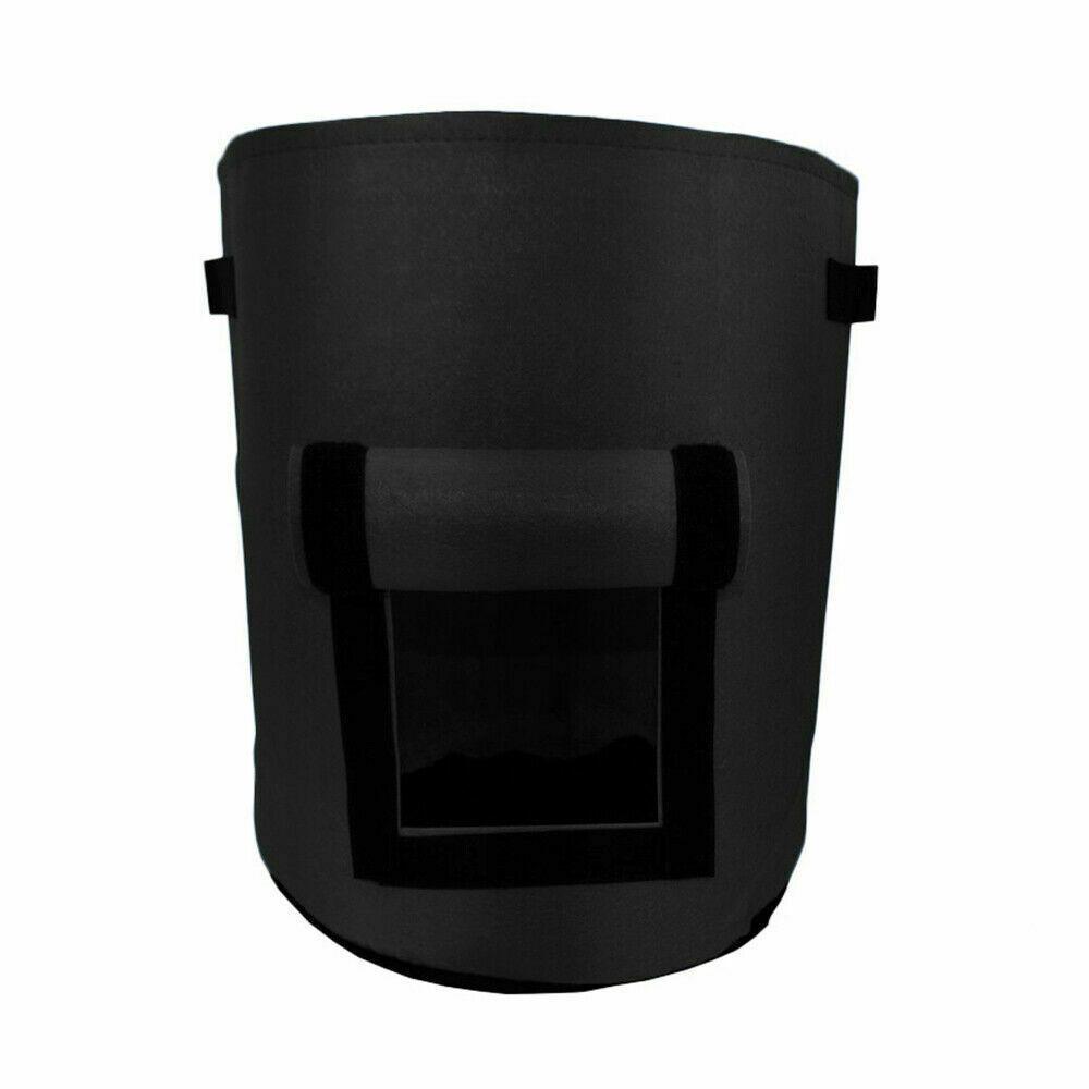 Прочные и многоразовые 5/7/10-галлонные мешки для выращивания овощей с удобными ручками для переноски