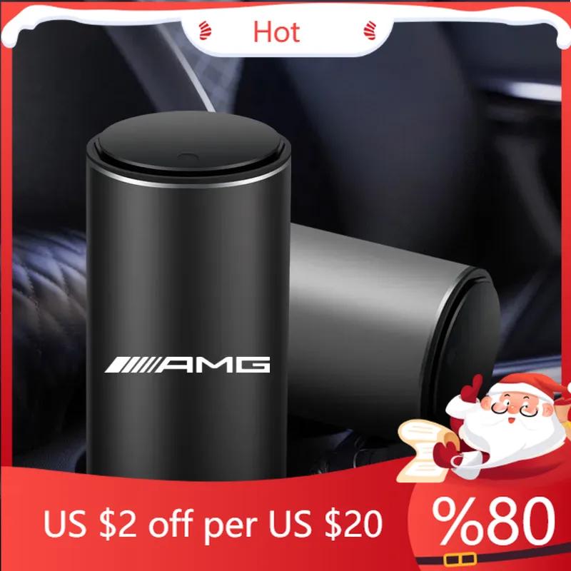 adrjhr1 2025 Hot Auto Trash Can Alloy Car Organizer Storage Bag Ashtray For Mercedes Benz W212 W204 W211W168 W213 W205 W210 W124 Accesso