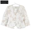 [Domestic Genuine] GMC12T GM128 Flower Print Collarless Jacket Jacket 42 White / SilverUsed
