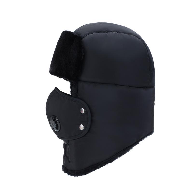 Warm Cap Winter Fashion Men Women Hats Windproof Thermal Fleece Bomber Hat Hooded Neck Warmer Hiking Scarves Snow Ski Hat