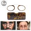 Clip Nose Mini Reading Glasses Men Women Readers Glasses Prescription Glasses Without Sideburns Pince-Nez