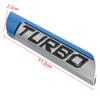 3D металлический турбо-логотип, кузов автомобиля, эмблема, значок, наклейка, универсальный тюнинг автомобиля, водонепроницаемый, самоклеящийся автомобильный декор