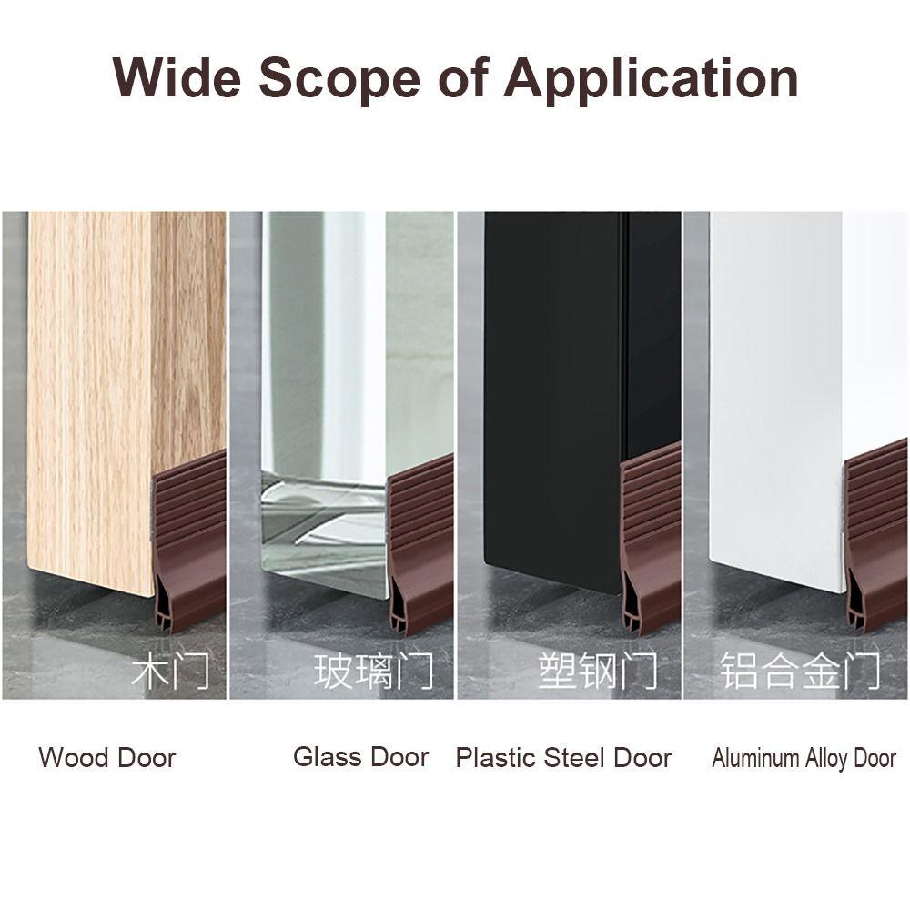 Windshield Draught Excluder Door Bottom Sealing Strip Weather Stripping Door Draft Stopper
