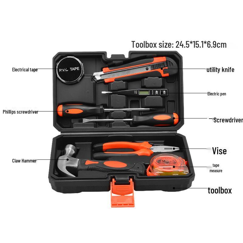 Многофункциональный набор инструментов для дома Jing Tong - Полный ящик для инструментов для ремонта
