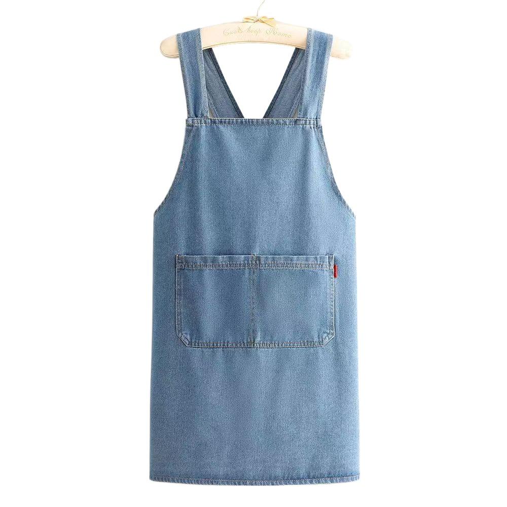 Cross Strap Style Apron Sleeveless Cooking Apron Fashion Catering Waiter Work Clothes  Unisex