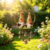 Home Decor Metal Wind Chime Santa Claus Christmas Hanging Ornament Hanging Pendant Courtyard