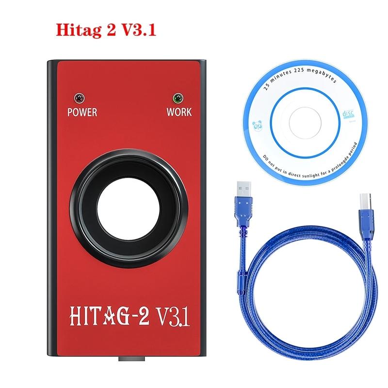 Новейший HITAG 2 V3.1 Диагностический инструмент для автомобиля OBD2 Программатор ключей Hitag2 Транспондер Универсальный Immo/Пульт ДУ/Чтение PIN/VIN
