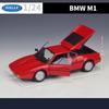 WELLY 1:24 BMW M1 Alloy Car Diecasts & Toy Vehicles Car Model Miniature Scale Model Car Toy For Children