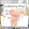 Wibbly Pig Adventure Blanket Flannel Throw for Sofa, Indoor, Camping, Living Room, Office, Chair, And Bed Soft Birthday Gift