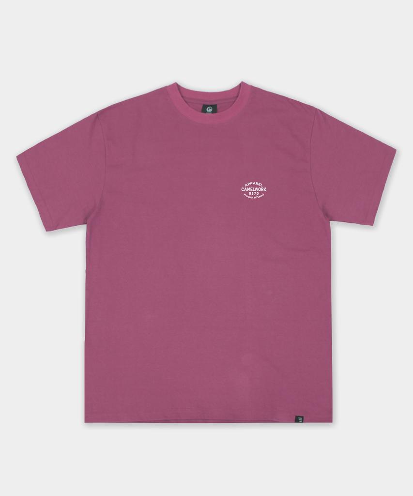 CAMEL WORK 8570 Camel Apparel Short Sleeve T-Shirt (Deep Pink)