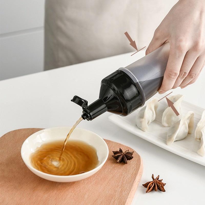 250 мл кухонная бутылка для приправы/герметичные пустые бутылки для приправ/пластиковое масло для уксуса